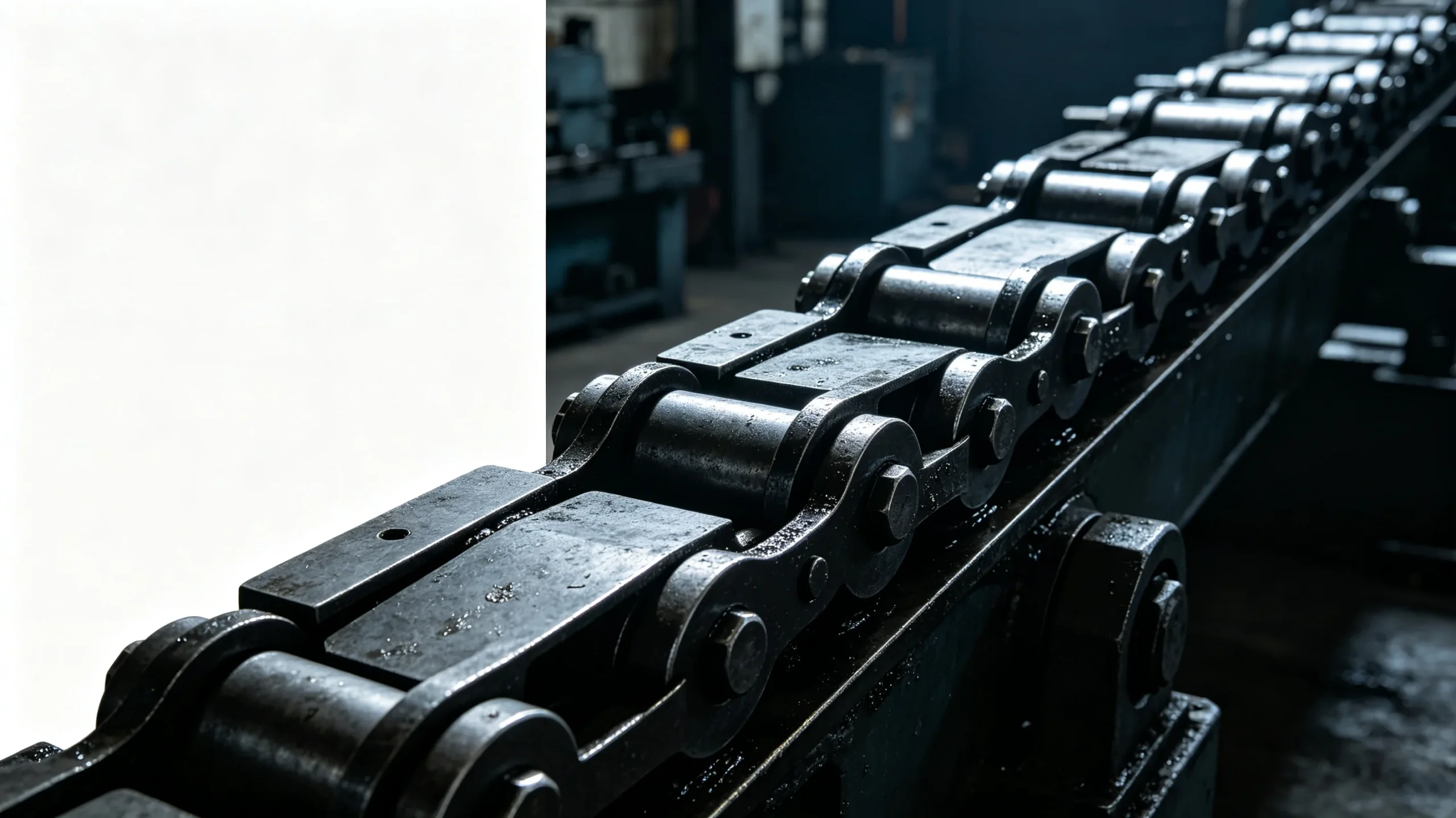Industrial gripper and conveyor chain system
